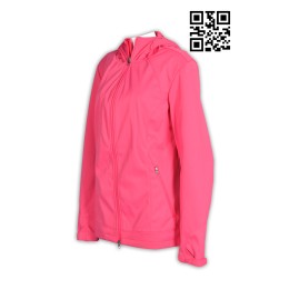 J575 ladies' fit plain color windbreaker zipper coat personal design supplier company manufacturer J575 ladies' fit plain color windbreaker zipper coat personal design supplier company manufacturer